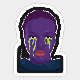 CRYING AFRICA Sticker